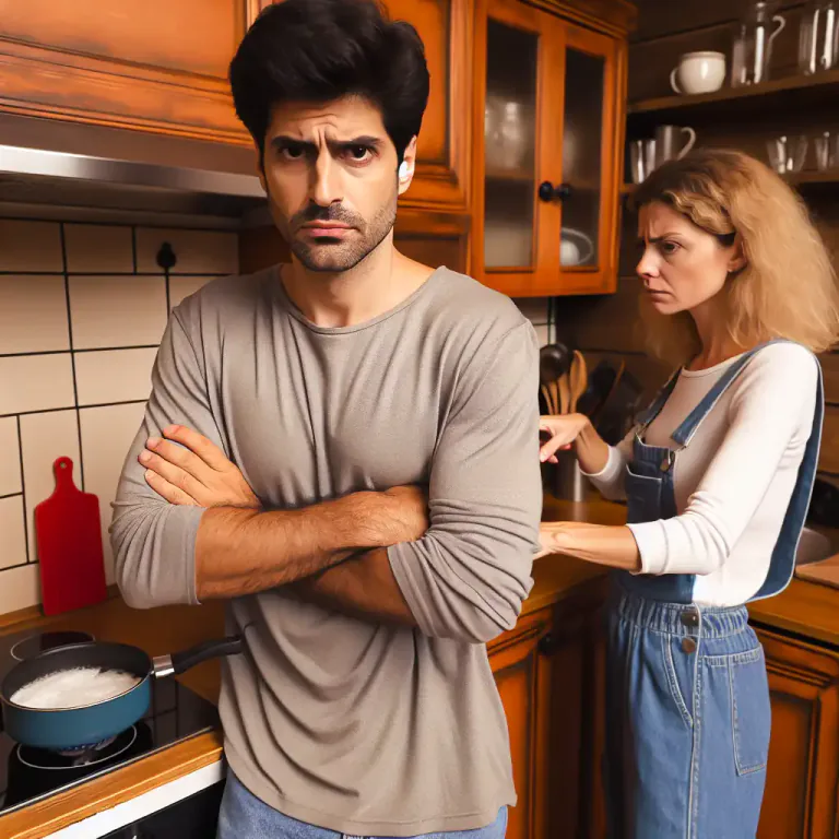 Visual representation of "territorial" - Showing a defensive reaction to an invasion of personal space or possession.
