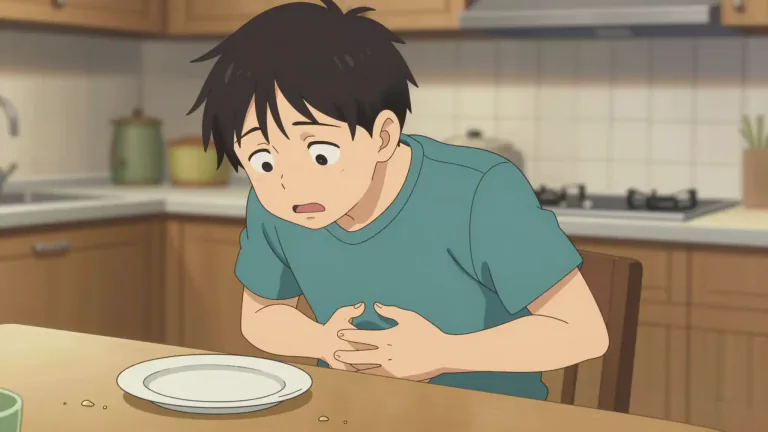 Visual representation of "hungry" - Having a need or desire to eat food.
