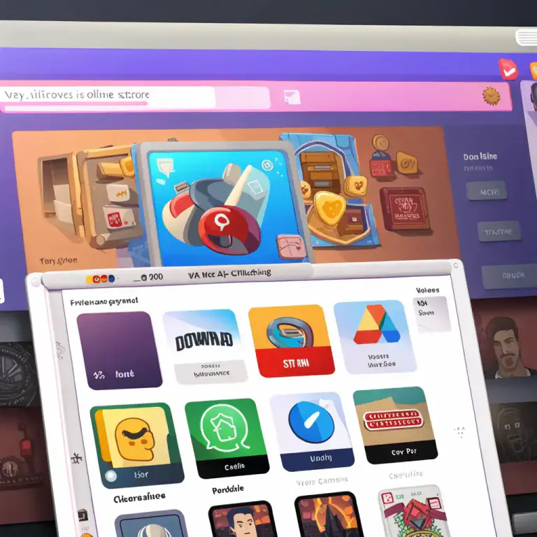 Visual representation of "store" - A type of online marketplace