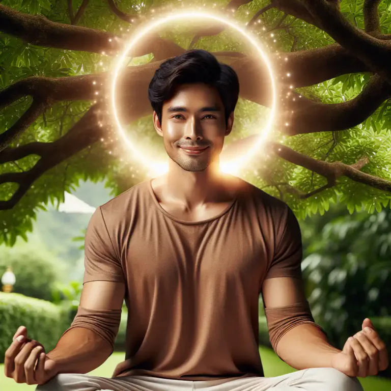 Visual representation of "buddha" - A person who has achieved a state of perfect enlightenment.