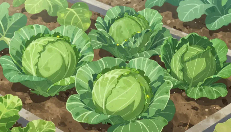Visual representation of "cole" - A general term for several types of cabbage plants, often used in gardening and cooking.