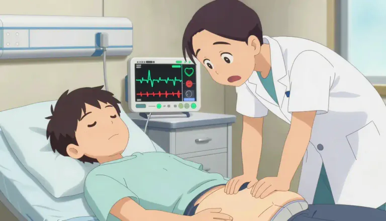 Visual representation of "asystole" - A medical term describing a state where there is no electrical activity in the heart, leading to a lack of heartbeat.