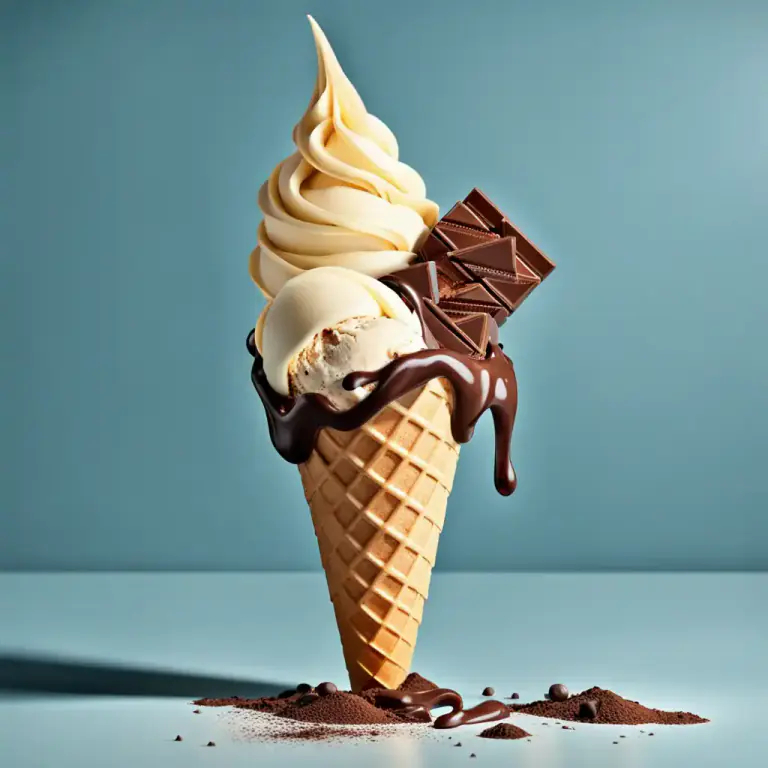 Visual representation of "flake" - A type of British sweet made of thin pieces of milk chocolate laid on top of each other