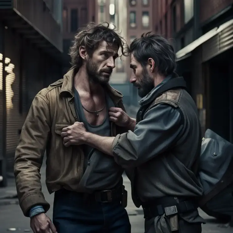 Visual representation of "vagrant" - A person who commits the crime of vagrancy (homeless and committing crime)