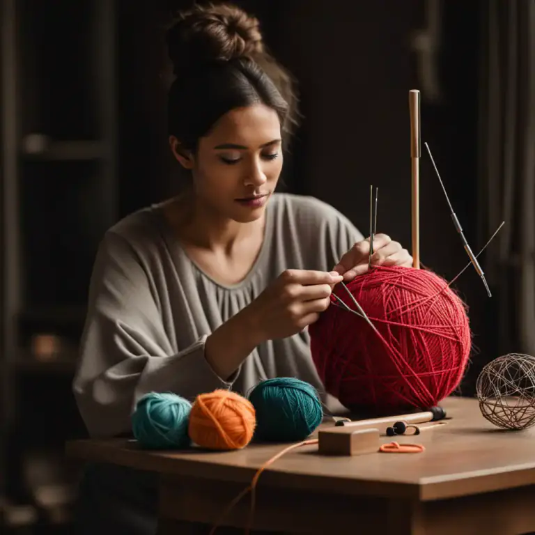 Visual representation of "swift" - A tool that holds yarn so it can be wound