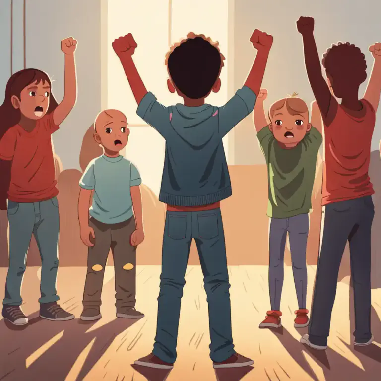 Visual representation of "fight back" - To defend oneself by fighting or resisting