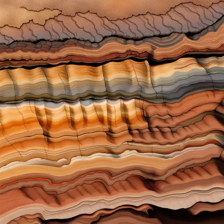Visual representation of "residual" - In geology, relating to or denoting rocks formed from the residue of previous rocks