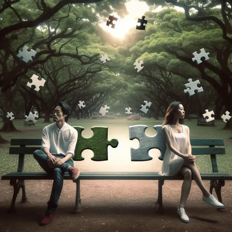 Visual representation of "unsuited" - Not compatible or right for each other