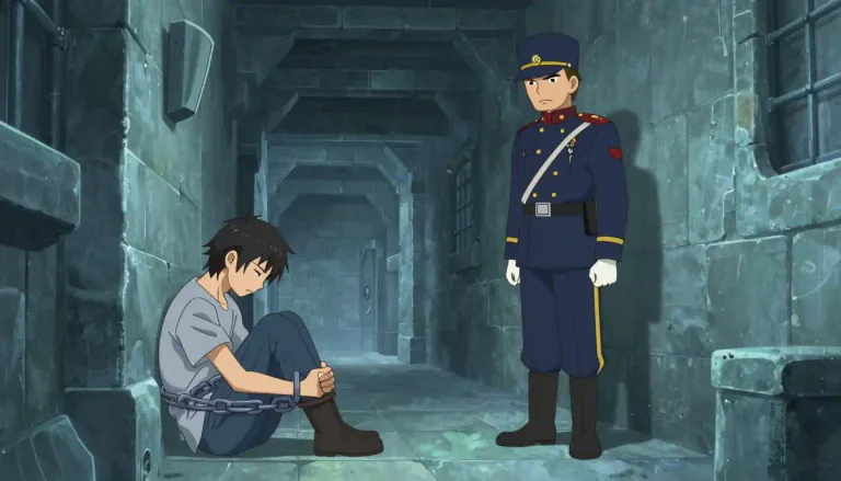 Visual representation of "subhuman" - Regarding someone as less than a human or inferior in some way.