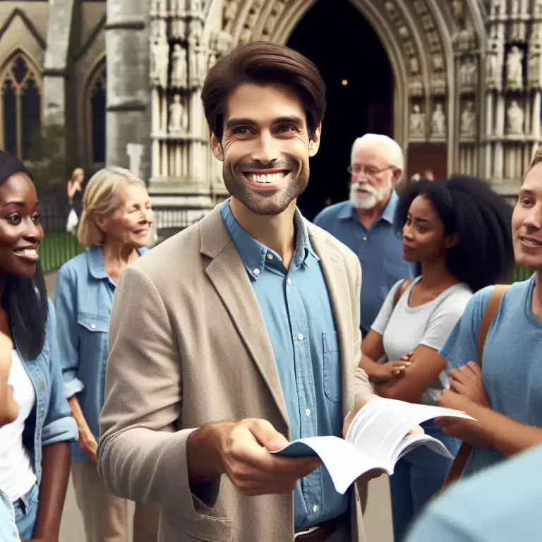Visual representation of "layman" - A non-ordained person within a church
