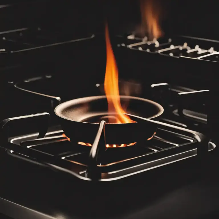 Visual representation of "gas" - A type of fuel used for cooking and heating