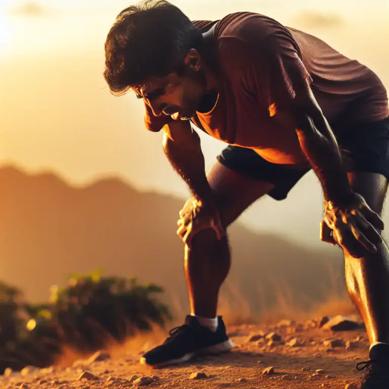 Visual representation of "huff and puff" - To breathe heavily, usually after physical activity