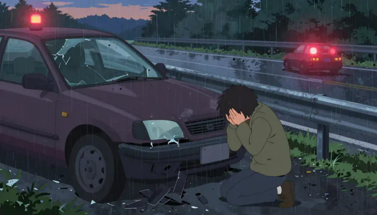 Visual representation of "tragic" - Sad and causes strong emotions, usually that involves death or suffering