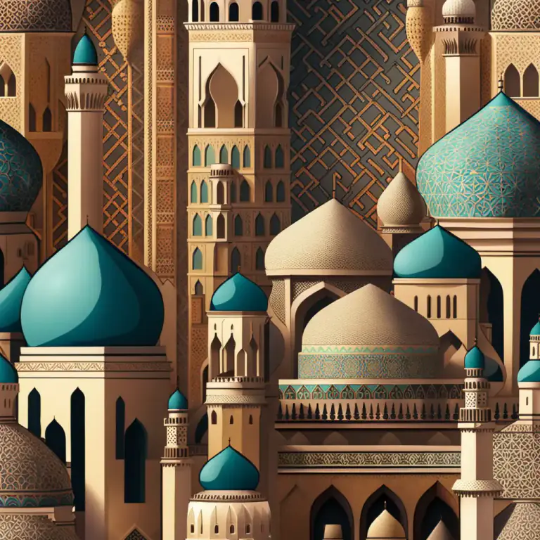 Visual representation of "islam" - The civilization erected upon Islamic religion.