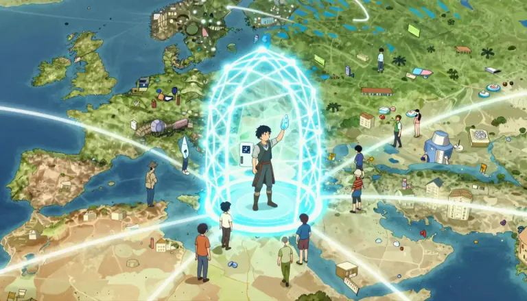Visual representation of "enabler" - A person or thing that makes something possible.