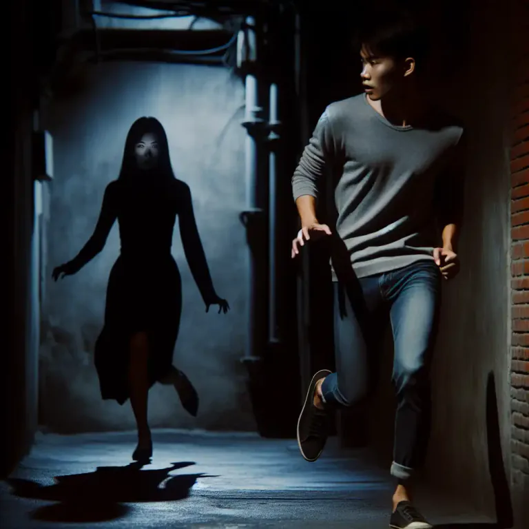 Visual representation of "scare" - To make a sudden attack on someone