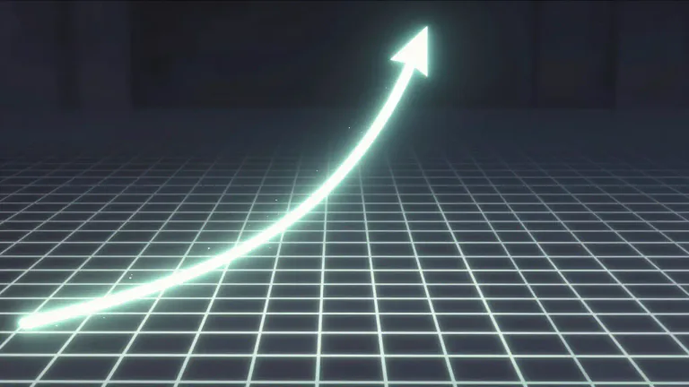 Visual representation of "exponential" - In mathematics, related to an exponent or using exponential functions.