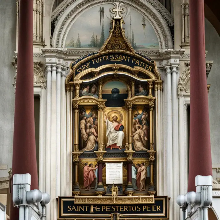 Visual representation of "dedicate" - To formally consecrate or set aside something for a religious purpose.