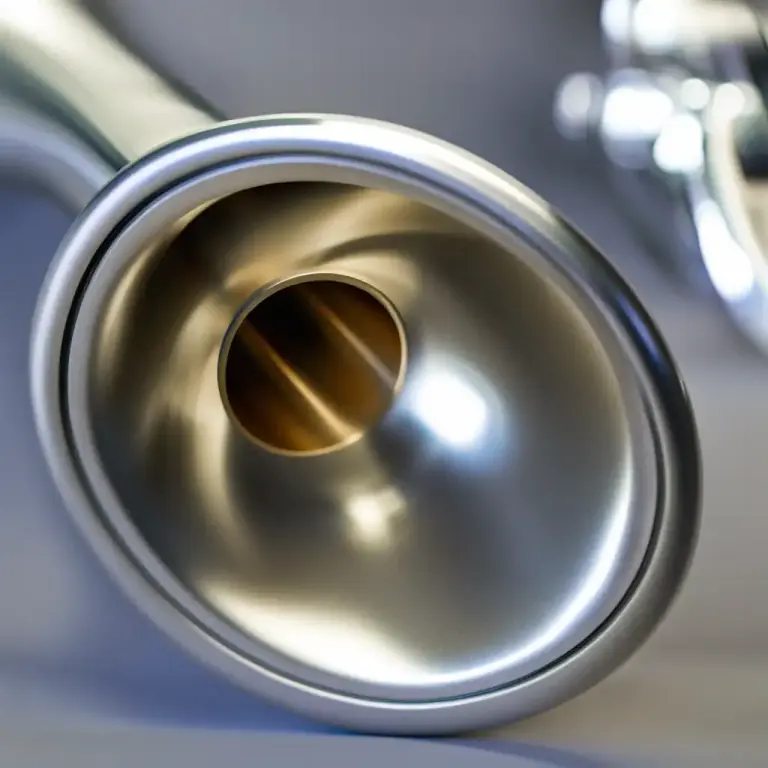 Visual representation of "bell" - The end part of some objects, which have a shape like a bell.