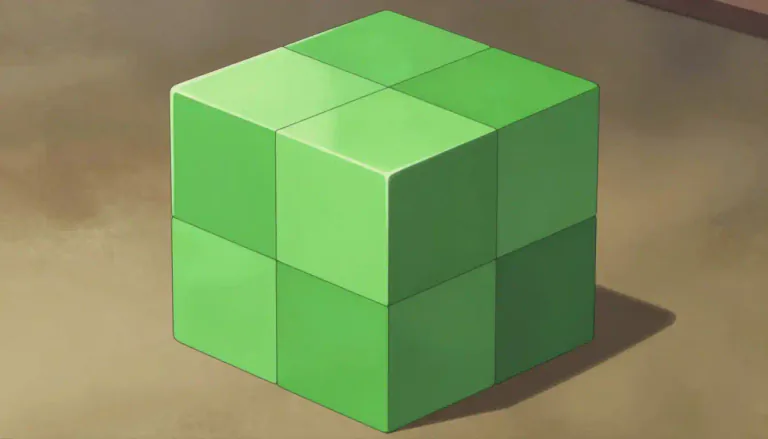 Visual representation of "cubic" - About or relating to a cube (a three-dimensional shape with six equal squares as faces)