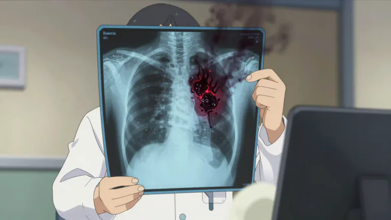 Visual representation of "malignant" - Something very harmful, causing sickness