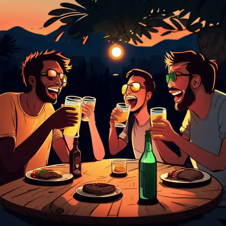 Visual representation of "booze" - To drink alcohol, especially in excess