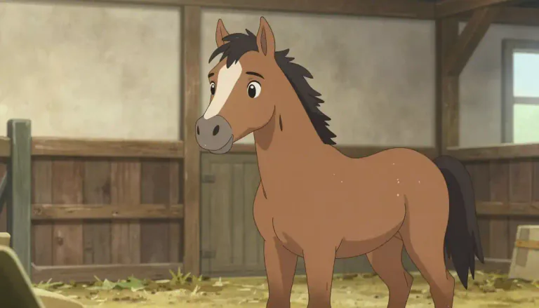 Visual representation of "colt" - A young male horse that is not yet an adult.