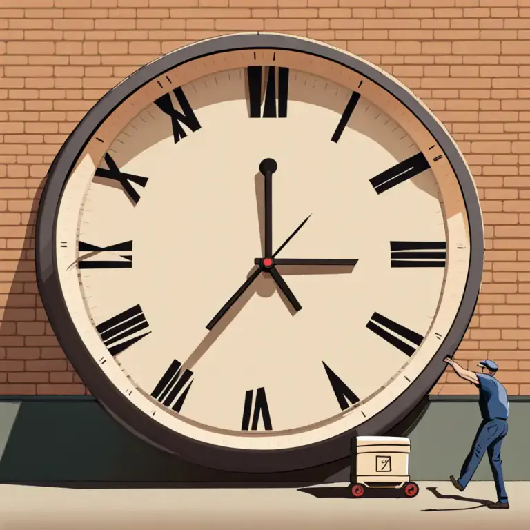 Visual representation of "on the money" - Delivered or arrived at the exact right time