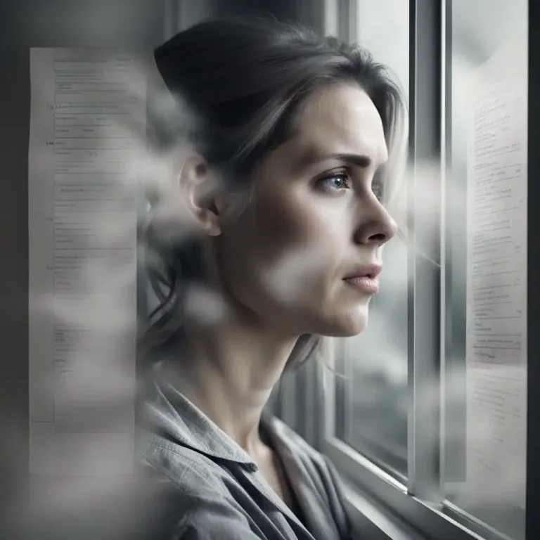 Visual representation of "melancholia" - A mental condition marked by persistent depression and ill-founded fears