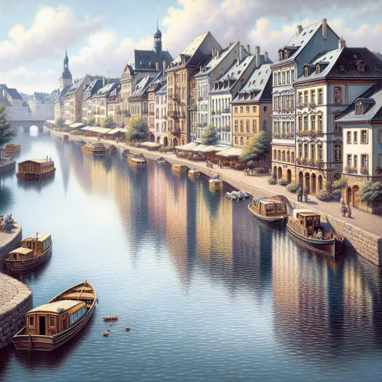Visual representation of "embouchure" - The mouth of a river or the outlet of a lake