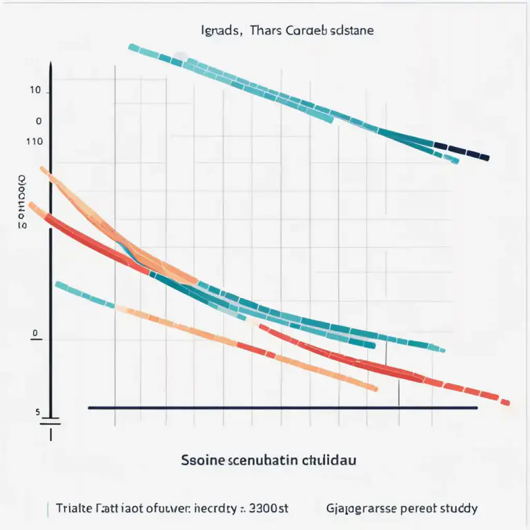 Visual representation of "linear" - Between two things or places, changing at a steady rate that can be described with a straight line on a graph.