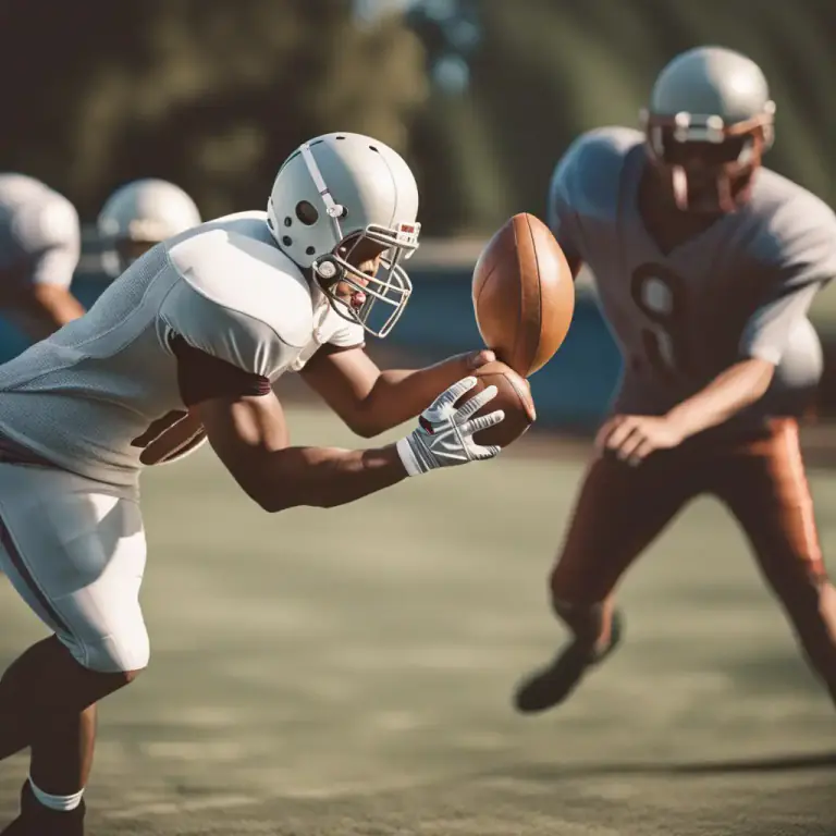 Visual representation of "option" - In sports, it is a play in which the player with the ball can either run with it or pass it.