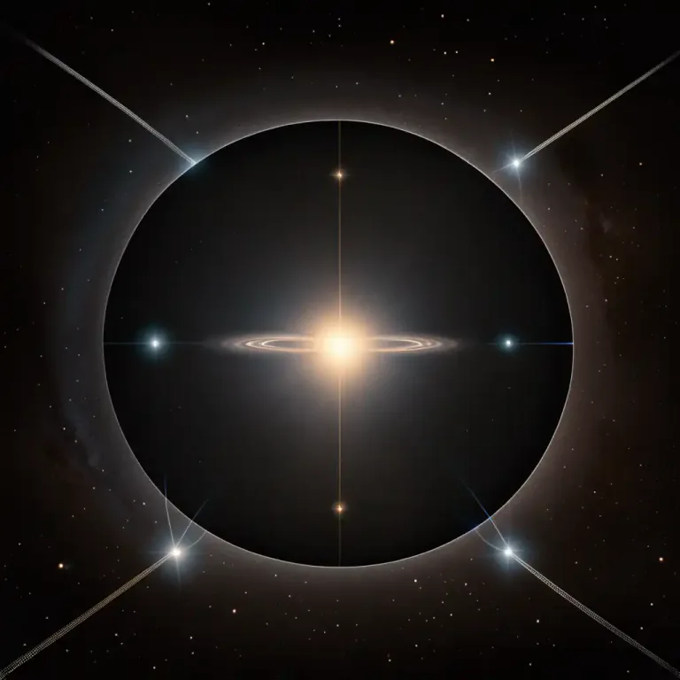 Visual representation of "binary" - A pair of stars that orbit around their common center of mass.