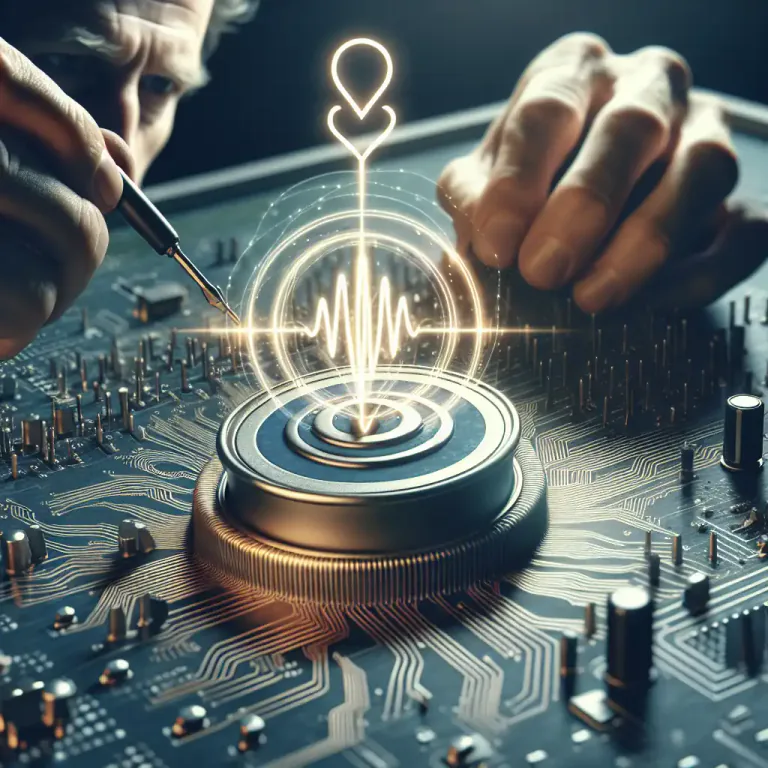 Visual representation of "regenerative" - Relating to a technique that recovers a signal in electronics.