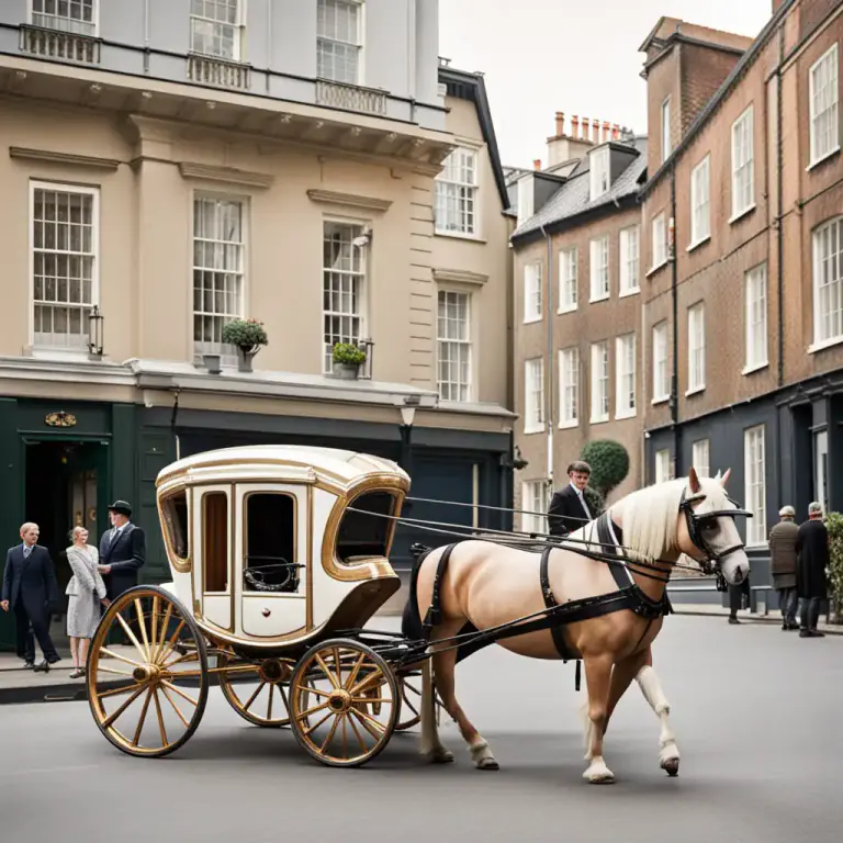 Visual representation of "chaise" - A carriage for one person, either open or covered, drawn by one horse