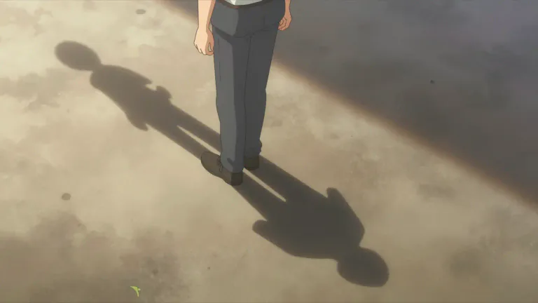 Visual representation of "shadow" - A dark area or shape made by an object blocking light