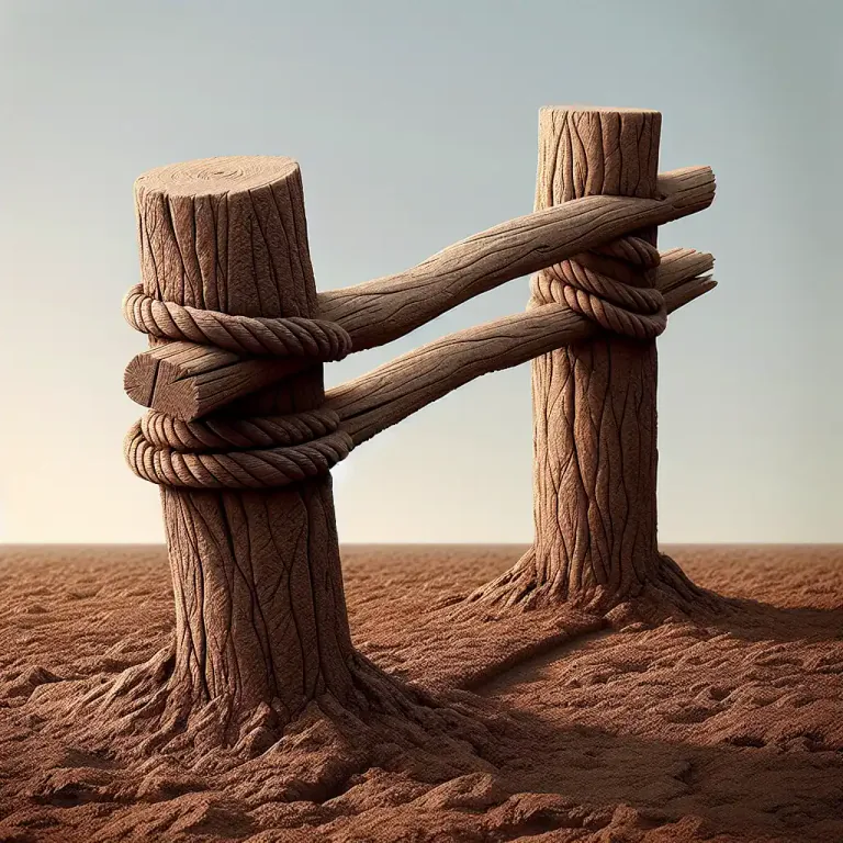 Visual representation of "cleft" - Split or divided in two.