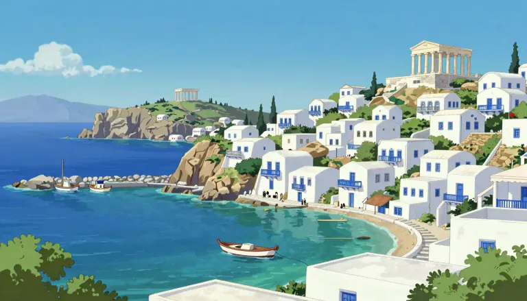 Visual representation of "greece" - A country in Southeast Europe