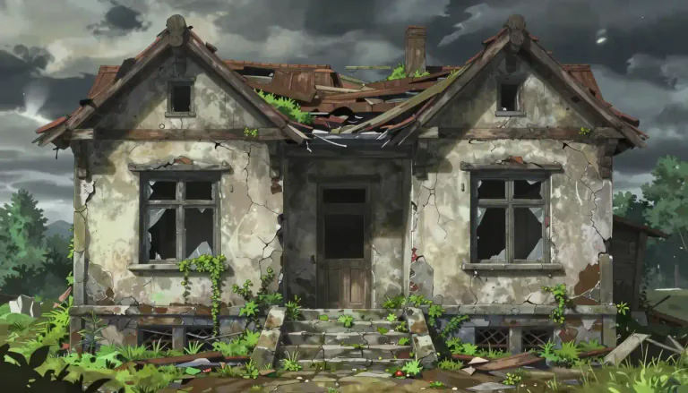 Visual representation of "ruinous" - Causing or likely to cause damage or destruction.