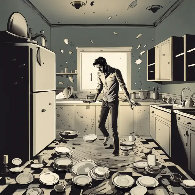 Visual representation of "do, perform, stage a disappearing/vanishing act" - To suddenly disappear without warning or explanation