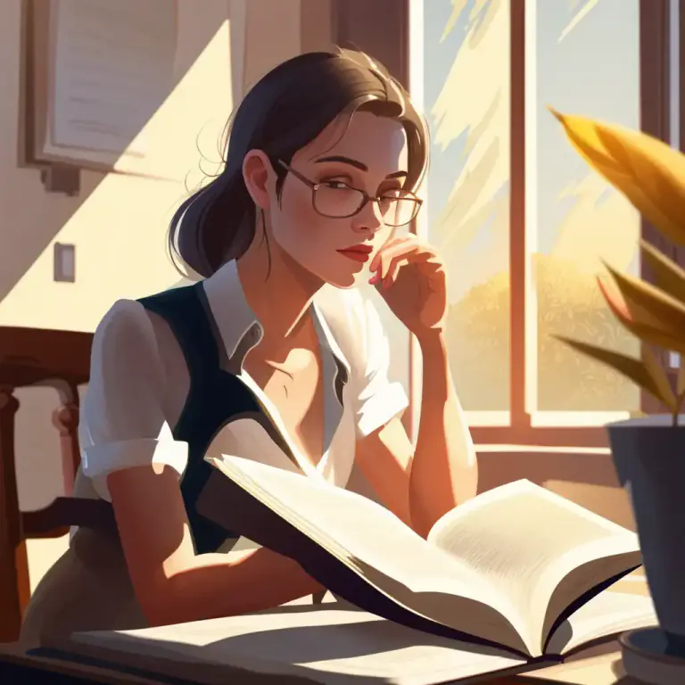 Visual representation of "bury yourself in" - To spend a long time reading or working on something attentively