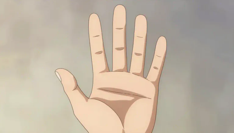 Visual representation of "pinky" - The smallest finger of the human hand.