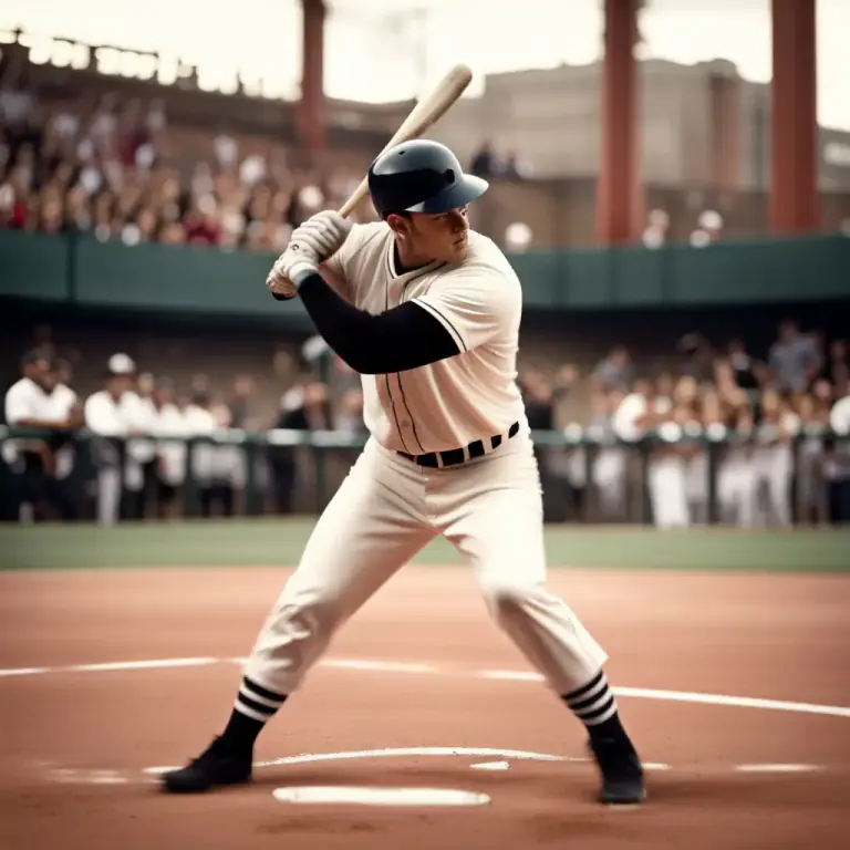 Visual representation of "batsman" - A person who bats in baseball.