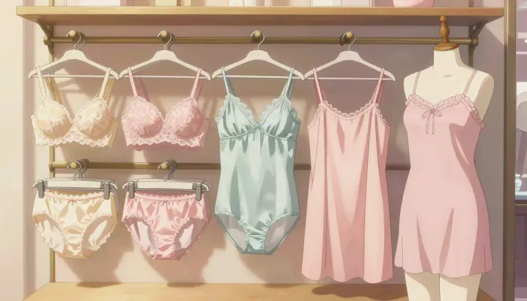 Visual representation of "lingerie" - Women's underwear and night clothes