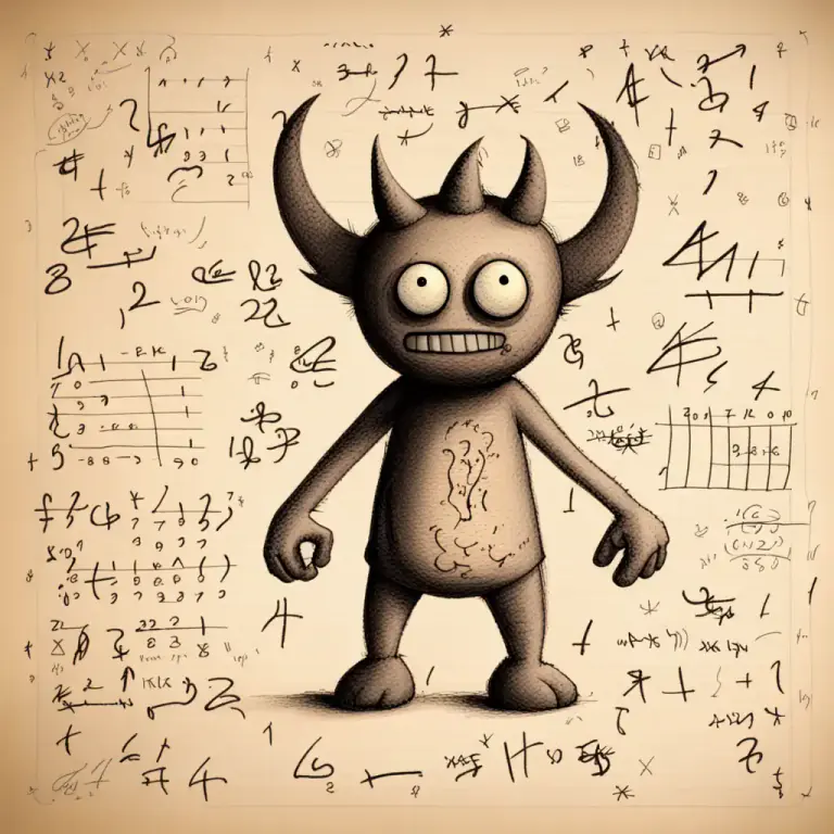 Visual representation of "demon" - A problem or difficult thing