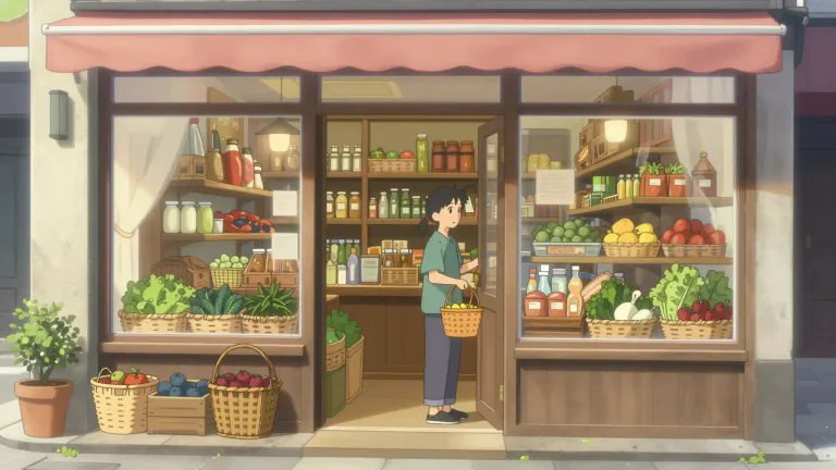 Visual representation of "shop" - A place where you buy things