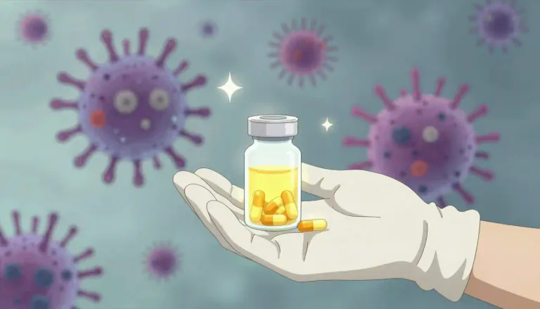 Visual representation of "tetracycline" - A type of antibiotic used to treat infections caused by bacteria.