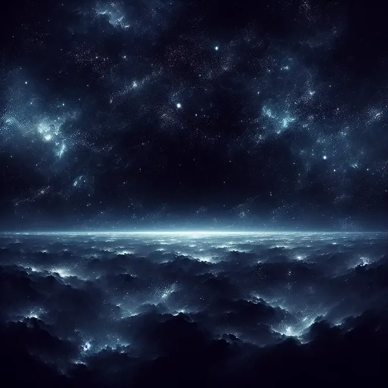 Visual representation of "nothing" - Empty space, a vacuum