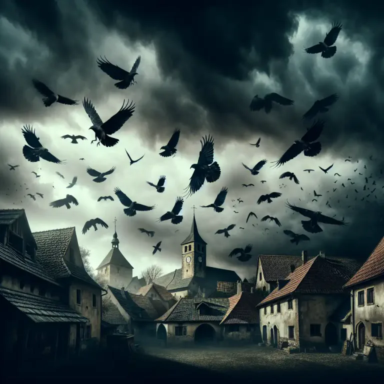 Visual representation of "portent" - In literature, a portent is a sign that something, usually a significant or catastrophic event, is about to happen.