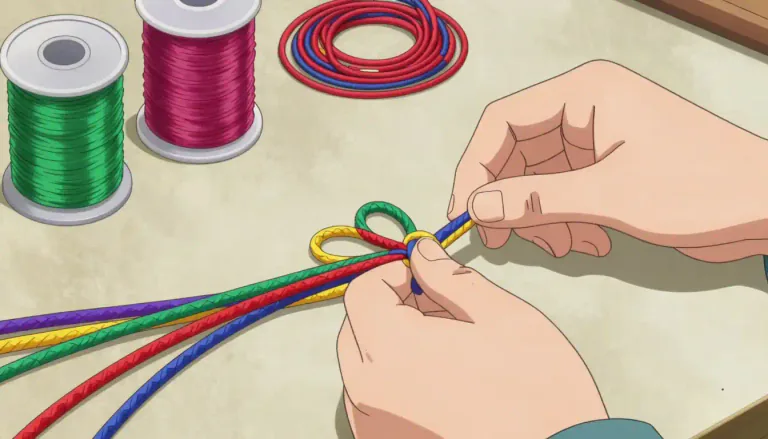 Visual representation of "gimp" - A type of decorative cord or material used in crafts.